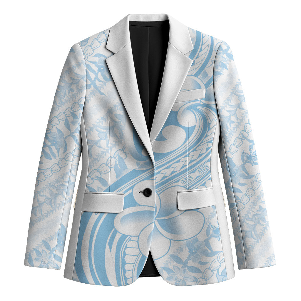 Hawaii Plumeria Lokelani Pikake Lei Blazer Uliuli Polynesian Tattoo