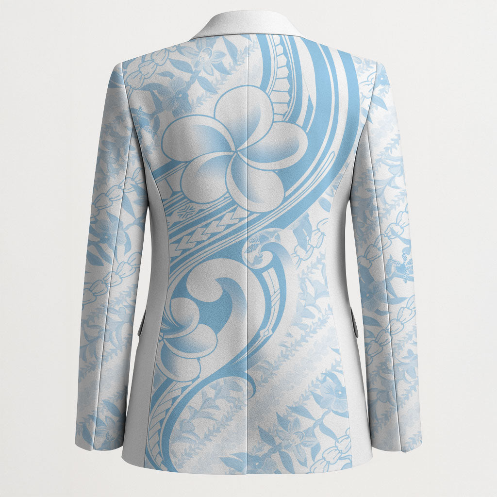 Hawaii Plumeria Lokelani Pikake Lei Blazer Uliuli Polynesian Tattoo