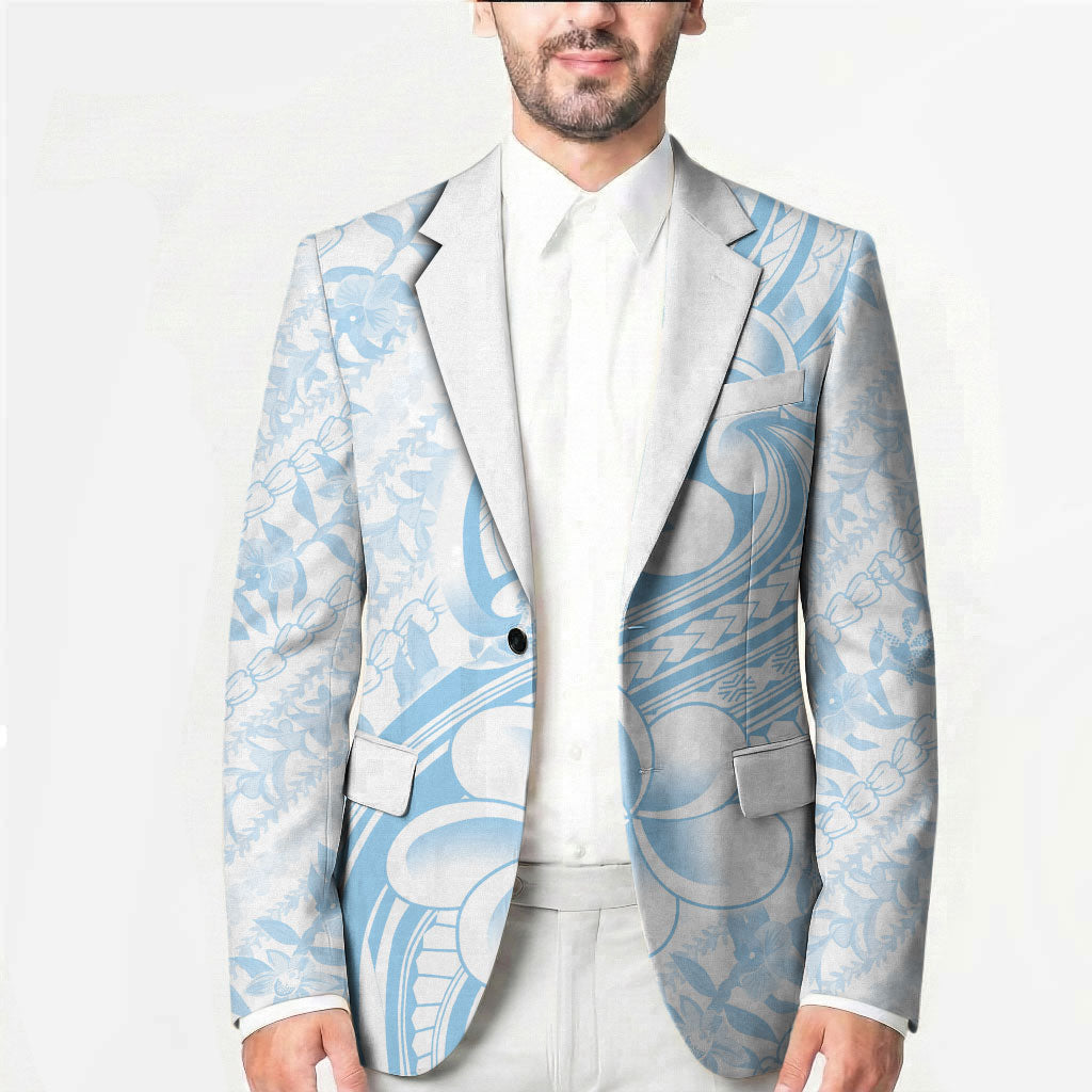 Hawaii Plumeria Lokelani Pikake Lei Blazer Uliuli Polynesian Tattoo