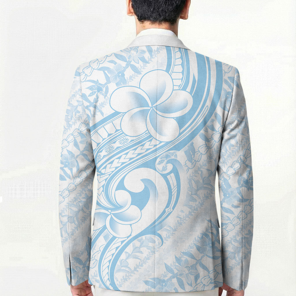 Hawaii Plumeria Lokelani Pikake Lei Blazer Uliuli Polynesian Tattoo