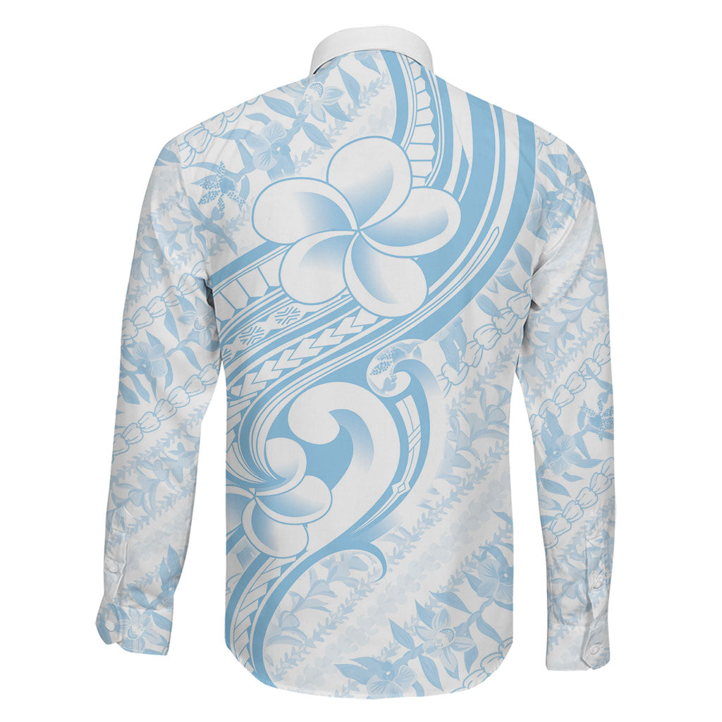 Hawaii Plumeria Lokelani Pikake Lei Family Matching Off Shoulder Maxi Dress and Hawaiian Shirt Uliuli Polynesian Tattoo