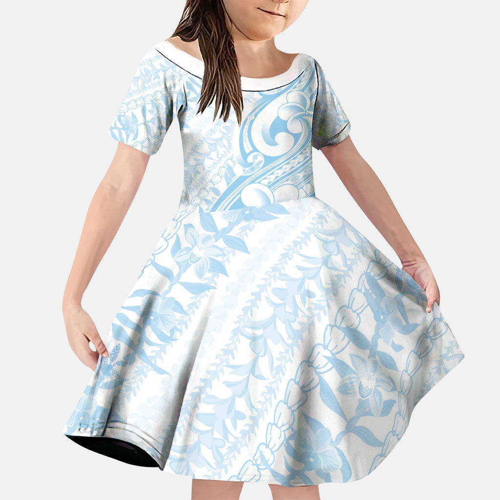Hawaii Plumeria Lokelani Pikake Lei Family Matching Summer Maxi Dress and Hawaiian Shirt Uliuli Polynesian Tattoo