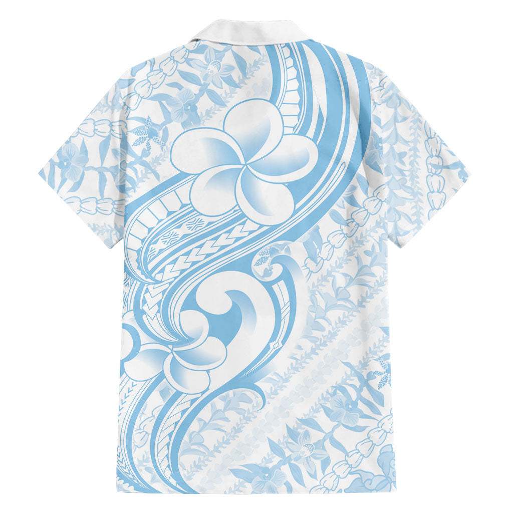 Hawaii Plumeria Lokelani Pikake Lei Hawaiian Shirt Uliuli Polynesian Tattoo
