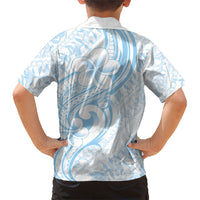 Hawaii Plumeria Lokelani Pikake Lei Kid Hawaiian Shirt Uliuli Polynesian Tattoo