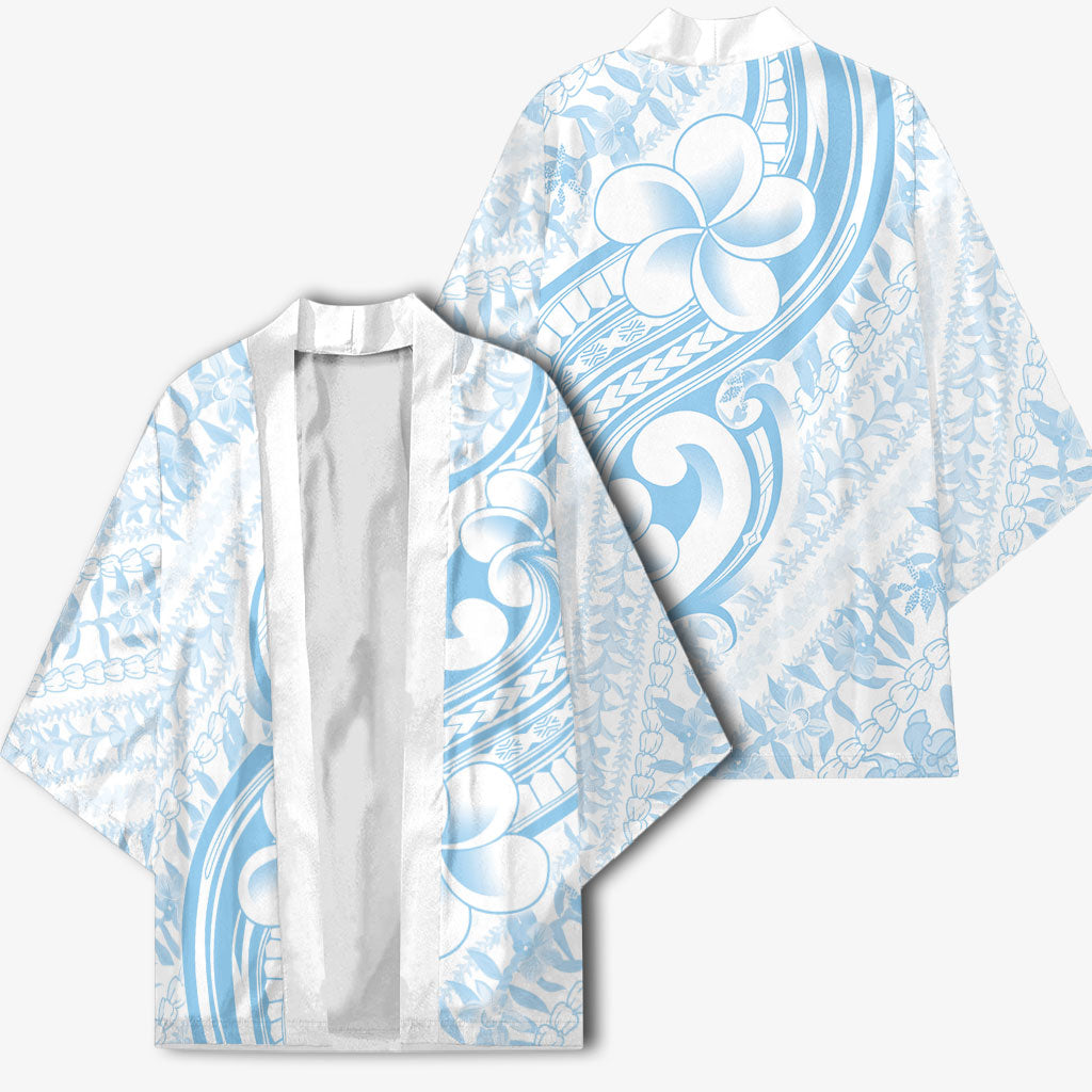Hawaii Plumeria Lokelani Pikake Lei Kimono Uliuli Polynesian Tattoo