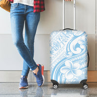 Hawaii Plumeria Lokelani Pikake Lei Luggage Cover Uliuli Polynesian Tattoo
