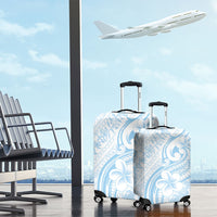Hawaii Plumeria Lokelani Pikake Lei Luggage Cover Uliuli Polynesian Tattoo