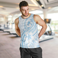 Hawaii Plumeria Lokelani Pikake Lei Men Tank Top Uliuli Polynesian Tattoo