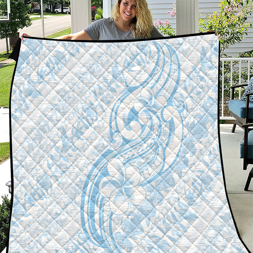 Hawaii Plumeria Lokelani Pikake Lei Quilt Uliuli Polynesian Tattoo