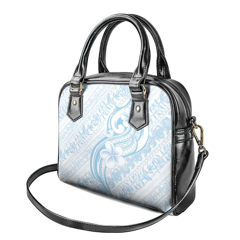 Hawaii Plumeria Lokelani Pikake Lei Shoulder Handbag Uliuli Polynesian Tattoo