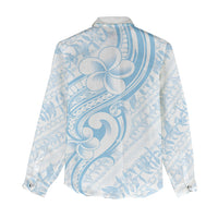 Hawaii Plumeria Lokelani Pikake Lei Women Casual Shirt Uliuli Polynesian Tattoo
