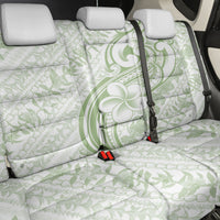 Hawaii Plumeria Lokelani Pikake Lei Back Car Seat Cover Oma'oma'o Polynesian Tattoo
