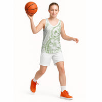 Hawaii Plumeria Lokelani Pikake Lei Basketball Jersey Oma'oma'o Polynesian Tattoo