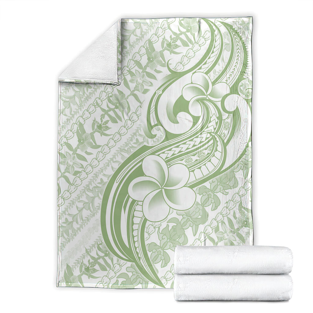 Hawaii Plumeria Lokelani Pikake Lei Blanket Oma'oma'o Polynesian Tattoo