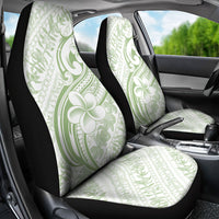 Hawaii Plumeria Lokelani Pikake Lei Car Seat Cover Oma'oma'o Polynesian Tattoo