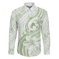 Hawaii Plumeria Lokelani Pikake Lei Family Matching Puletasi and Hawaiian Shirt Oma'oma'o Polynesian Tattoo