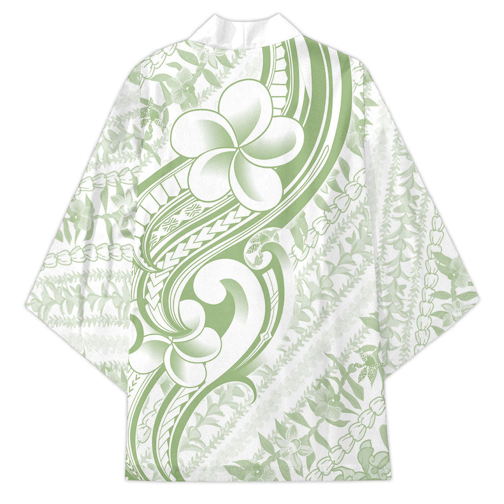 Hawaii Plumeria Lokelani Pikake Lei Kimono Oma'oma'o Polynesian Tattoo