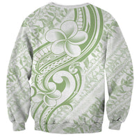 Hawaii Plumeria Lokelani Pikake Lei Sweatshirt Oma'oma'o Polynesian Tattoo