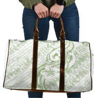 Hawaii Plumeria Lokelani Pikake Lei Travel Bag Oma'oma'o Polynesian Tattoo