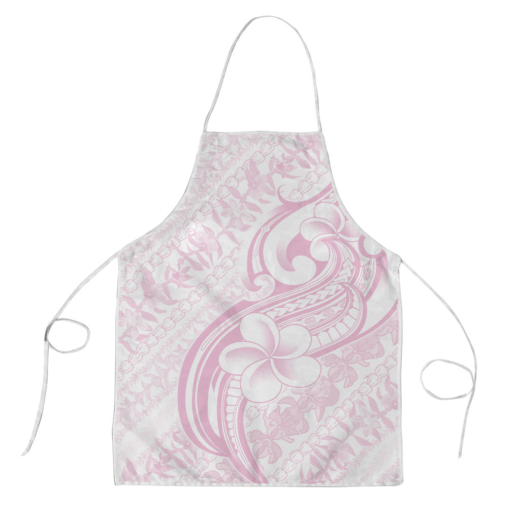 Hawaii Plumeria Lokelani Pikake Lei Apron Poni Mama Polynesian Tattoo LT9 Pink - Polynesian Pride