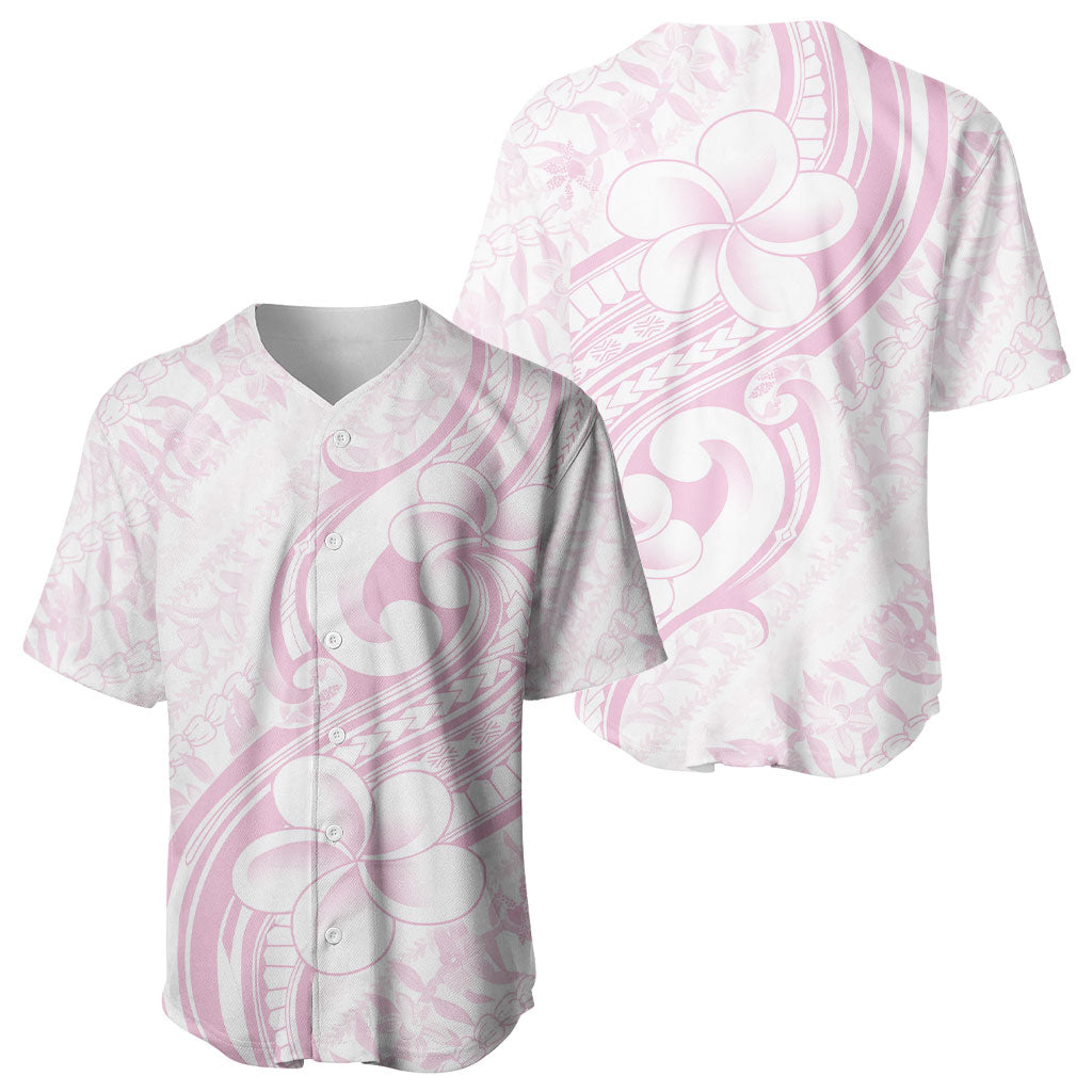 Hawaii Plumeria Lokelani Pikake Lei Baseball Jersey Poni Mama Polynesian Tattoo