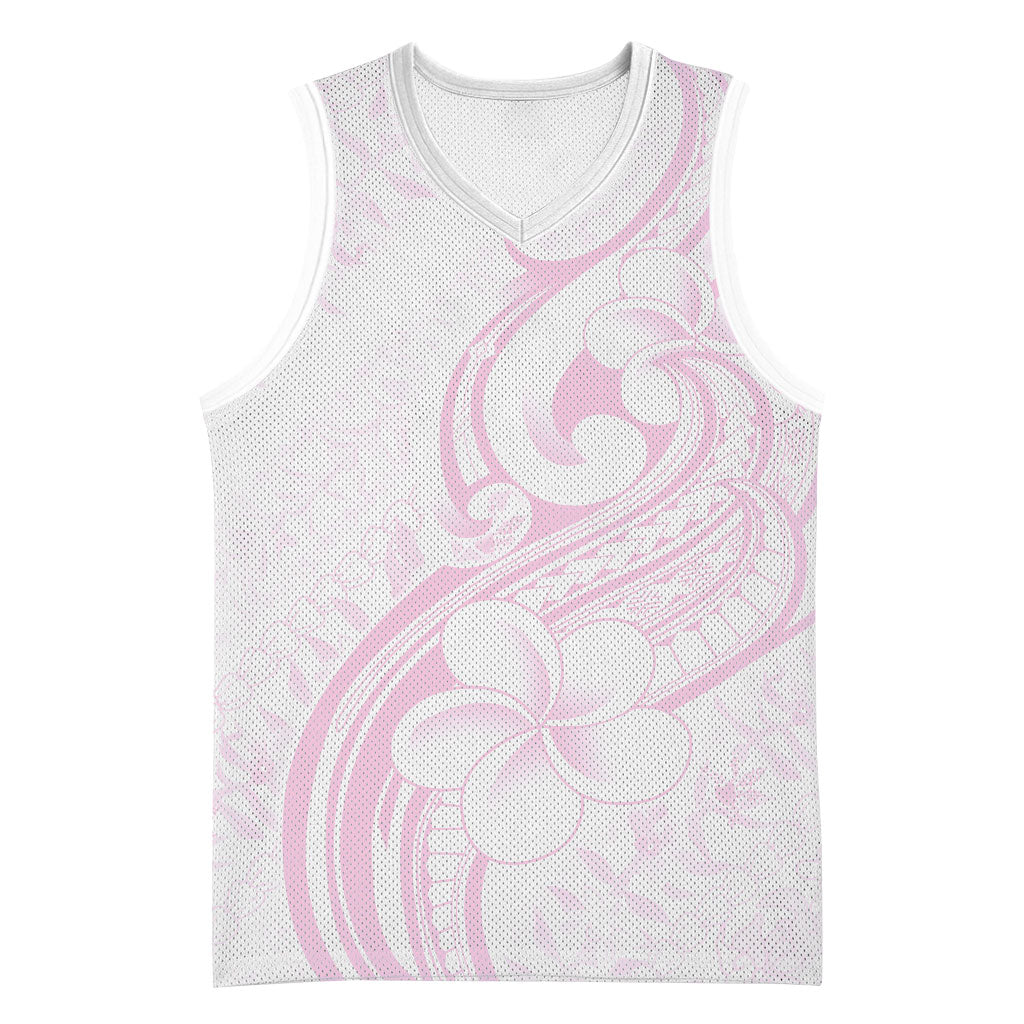 Hawaii Plumeria Lokelani Pikake Lei Basketball Jersey Poni Mama Polynesian Tattoo