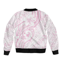 Hawaii Plumeria Lokelani Pikake Lei Bomber Jacket Poni Mama Polynesian Tattoo