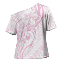Hawaii Plumeria Lokelani Pikake Lei Cross Shoulder Shirt Poni Mama Polynesian Tattoo