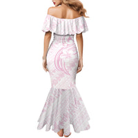 Hawaii Plumeria Lokelani Pikake Lei Family Matching Mermaid Dress and Hawaiian Shirt Poni Mama Polynesian Tattoo