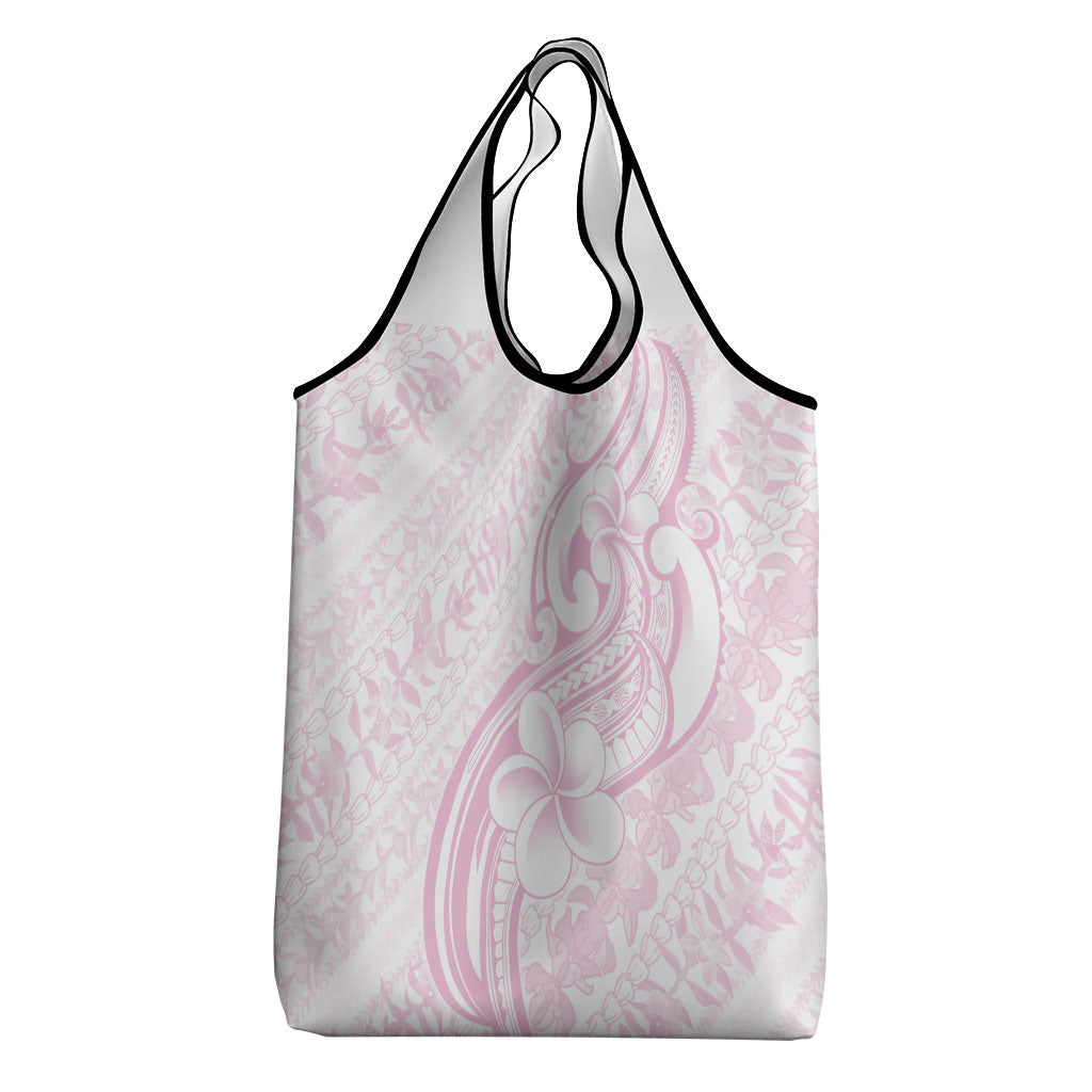 Hawaii Plumeria Lokelani Pikake Lei Grocery Bag Poni Mama Polynesian Tattoo