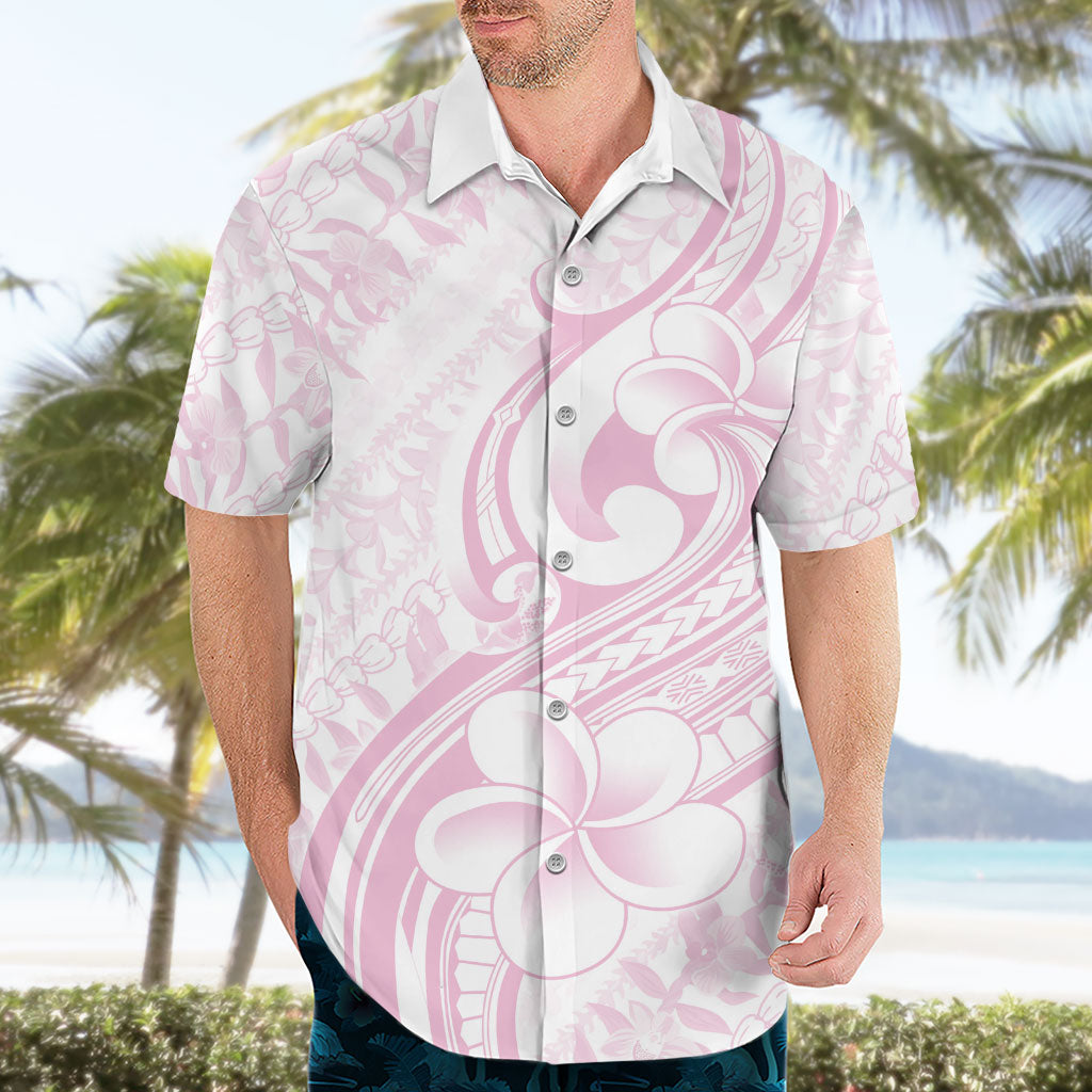 Hawaii Plumeria Lokelani Pikake Lei Hawaiian Shirt Poni Mama Polynesian Tattoo