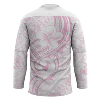 Hawaii Plumeria Lokelani Pikake Lei Hockey Jersey Poni Mama Polynesian Tattoo