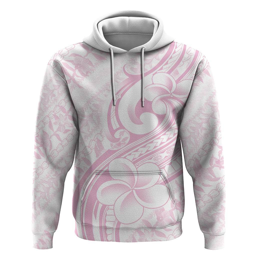 Hawaii Plumeria Lokelani Pikake Lei Hoodie Poni Mama Polynesian Tattoo