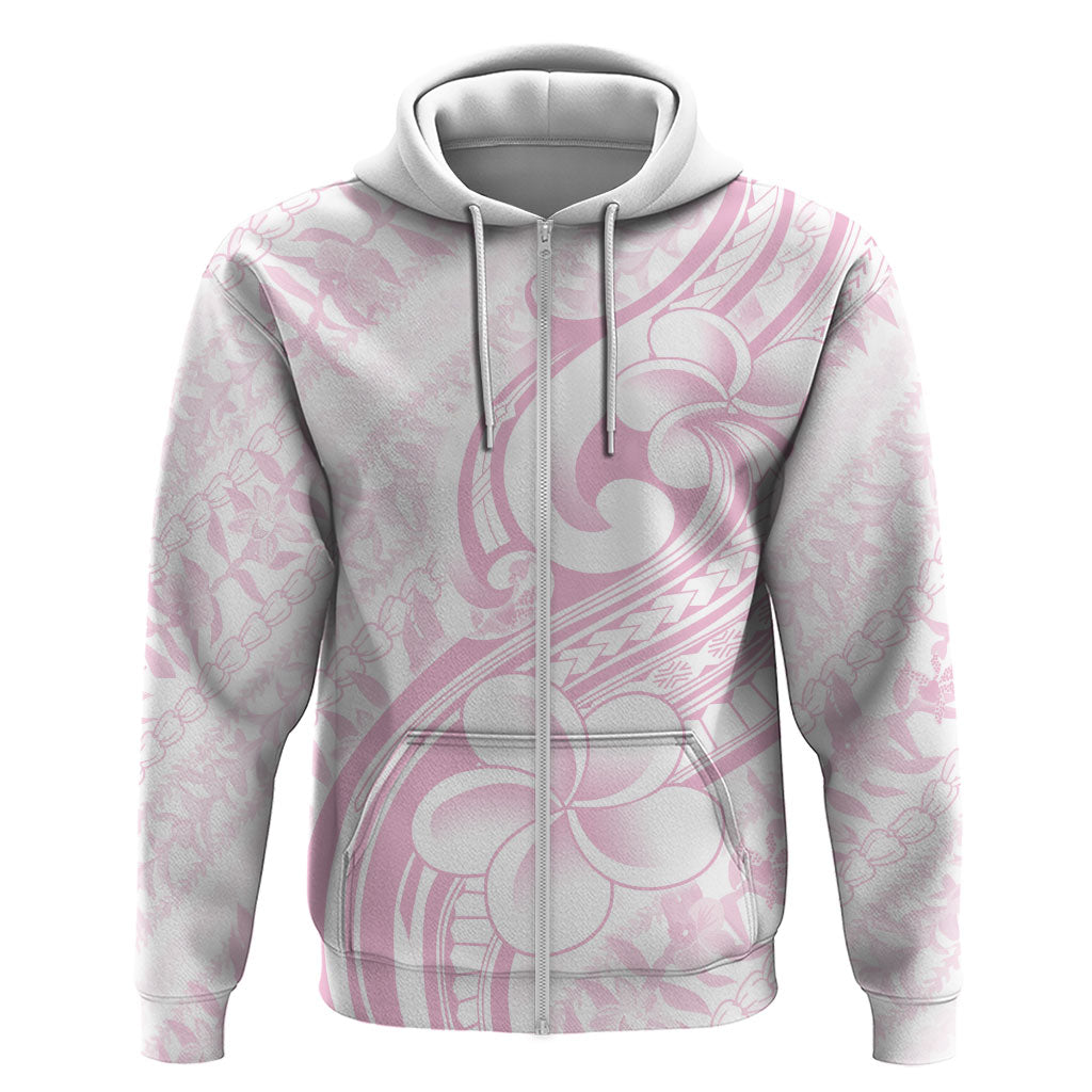 Hawaii Plumeria Lokelani Pikake Lei Hoodie Poni Mama Polynesian Tattoo