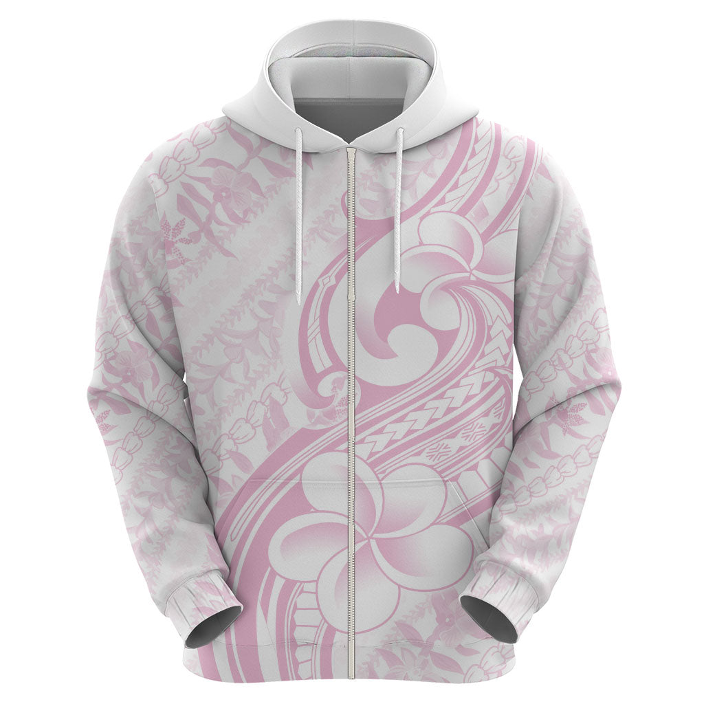 Hawaii Plumeria Lokelani Pikake Lei Hoodie Poni Mama Polynesian Tattoo