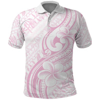 Hawaii Plumeria Lokelani Pikake Lei Polo Shirt Poni Mama Polynesian Tattoo