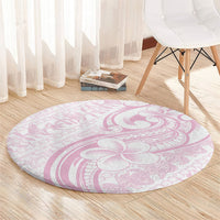 Hawaii Plumeria Lokelani Pikake Lei Round Carpet Poni Mama Polynesian Tattoo