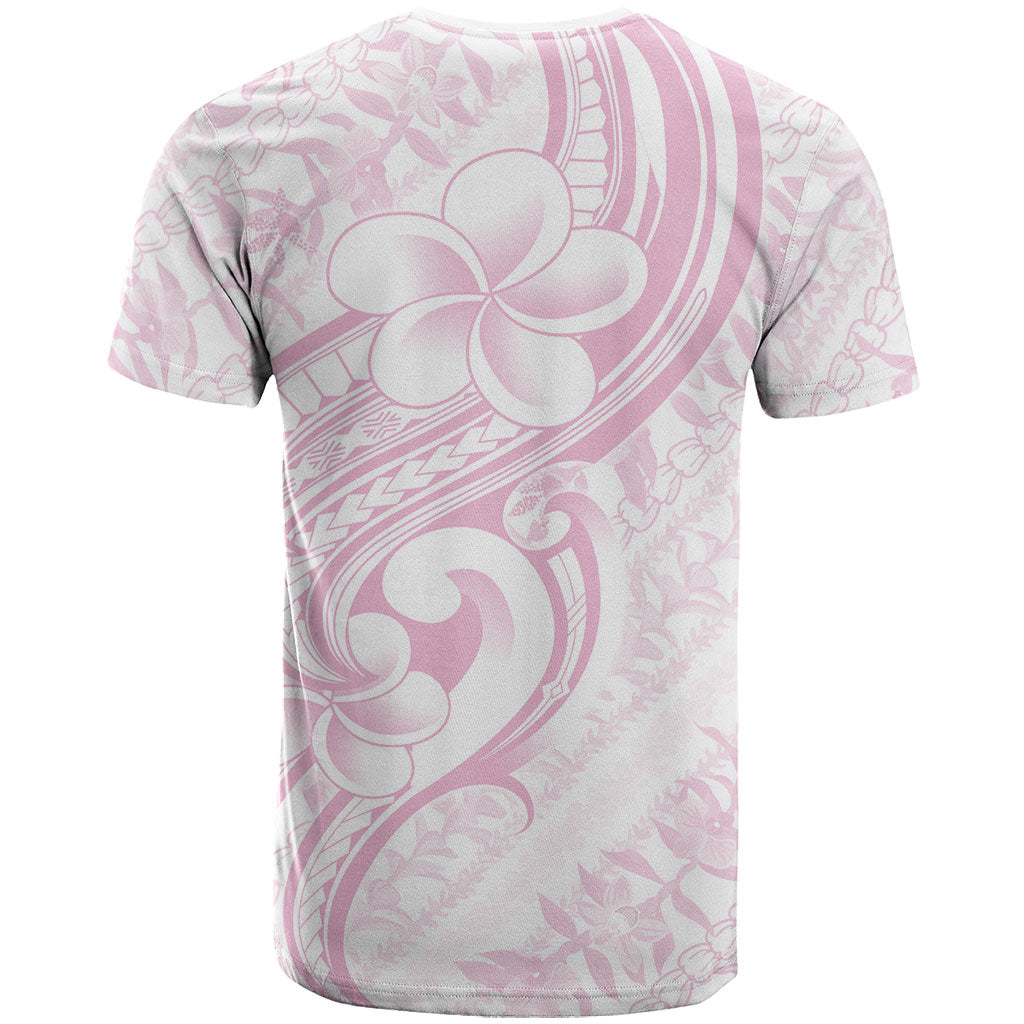 Hawaii Plumeria Lokelani Pikake Lei T Shirt Poni Mama Polynesian Tattoo