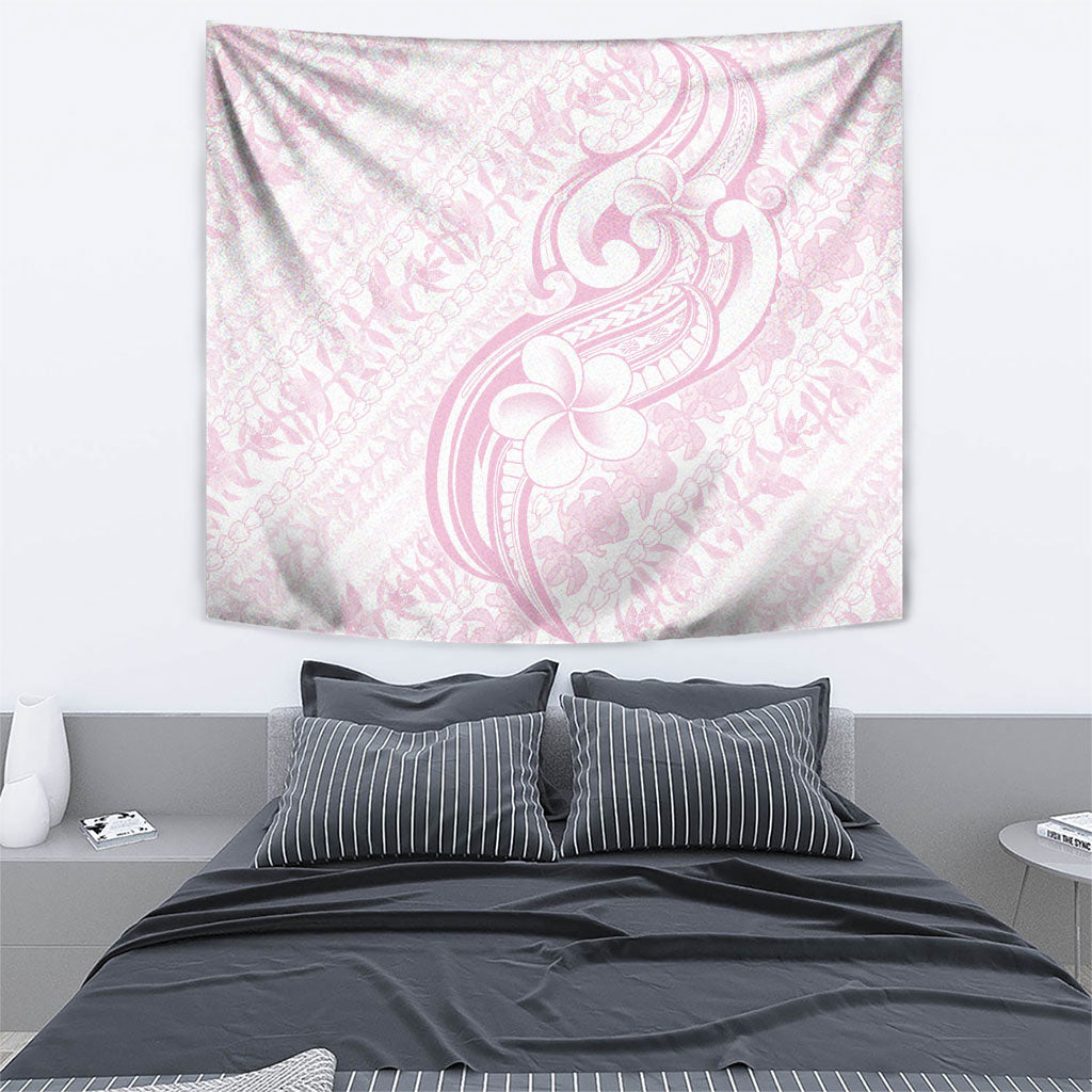 Hawaii Plumeria Lokelani Pikake Lei Tapestry Poni Mama Polynesian Tattoo