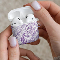 Hawaii Plumeria Lokelani Pikake Lei AirPods Case Poni Polynesian Tattoo