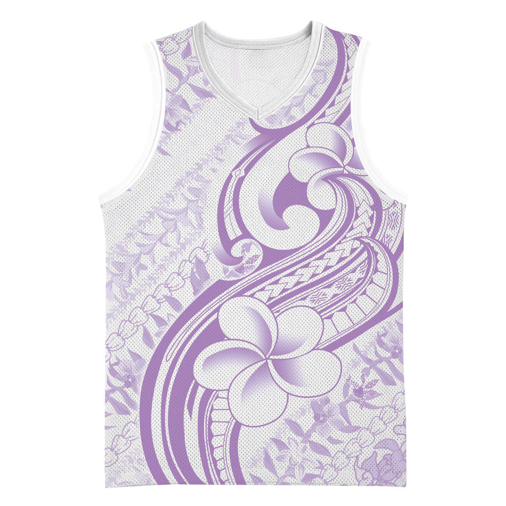 Hawaii Plumeria Lokelani Pikake Lei Basketball Jersey Poni Polynesian Tattoo