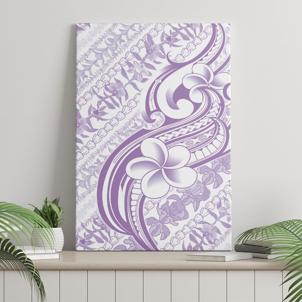 Hawaii Plumeria Lokelani Pikake Lei Canvas Wall Art Poni Polynesian Tattoo
