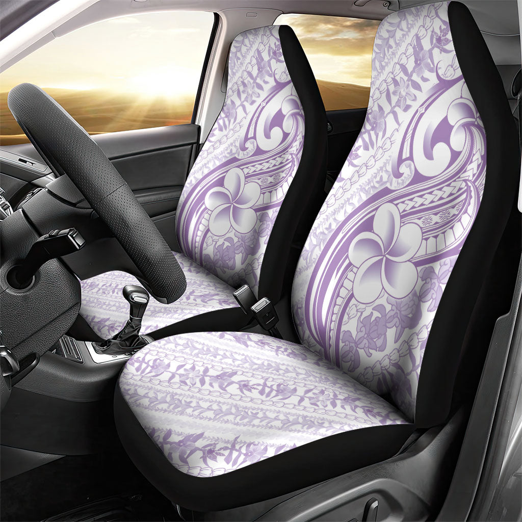 Hawaii Plumeria Lokelani Pikake Lei Car Seat Cover Poni Polynesian Tattoo