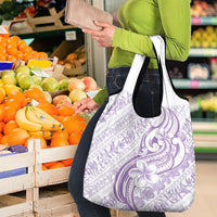 Hawaii Plumeria Lokelani Pikake Lei Grocery Bag Poni Polynesian Tattoo