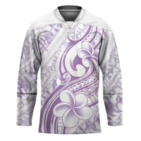Hawaii Plumeria Lokelani Pikake Lei Hockey Jersey Poni Polynesian Tattoo