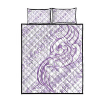 Hawaii Plumeria Lokelani Pikake Lei Quilt Bed Set Poni Polynesian Tattoo
