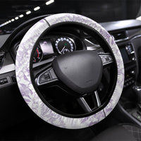 Hawaii Plumeria Lokelani Pikake Lei Steering Wheel Cover Poni Polynesian Tattoo