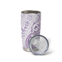 Hawaii Plumeria Lokelani Pikake Lei Tumbler Cup Poni Polynesian Tattoo