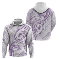 Hawaii Plumeria Lokelani Pikake Lei Zip Hoodie Poni Polynesian Tattoo