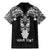 Personalised New Zealand Te Reo Maori Family Matching Mermaid Dress and Hawaiian Shirt Kia Kaha Maori Language Week Black Style LT9 - Polynesian Pride